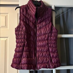 Plum Puffer Vest